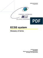 ECSS Glossary