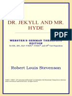 STEVENSON, R.L. Dr. Jekyll and Mr. Hyde. Thesaurus Edition