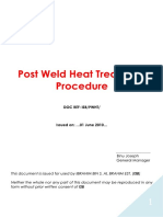 Post Weld Heat Treatment ( PWH)