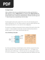 The Digital Encoder: 4-To-2 Bit Binary Encoder