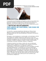 Diário Da República - Restrições Ao Direito de Voto Em 1913