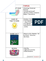 Units Topics: Nice To Meet You!!!