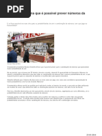 Matemático Afirma Que é Possível Prever Números Da Lotaria - Visão 23mar2014