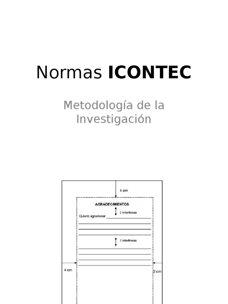 Normas ICONTEC | PDF | Ciencia y matemáticas