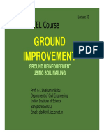 NPTEL Course: Ground Improvement