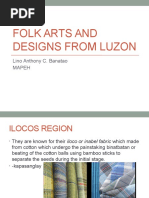 Folk Arts and Designs From Luzon g7 q1