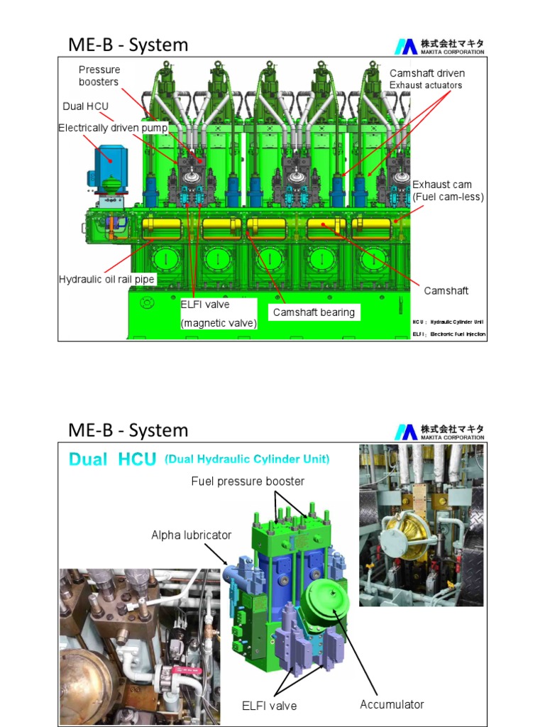 ME-B Engine System Overview | PDF | Valve | Fuel Injection
