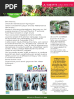 Gazette n° 16 Ete 2016