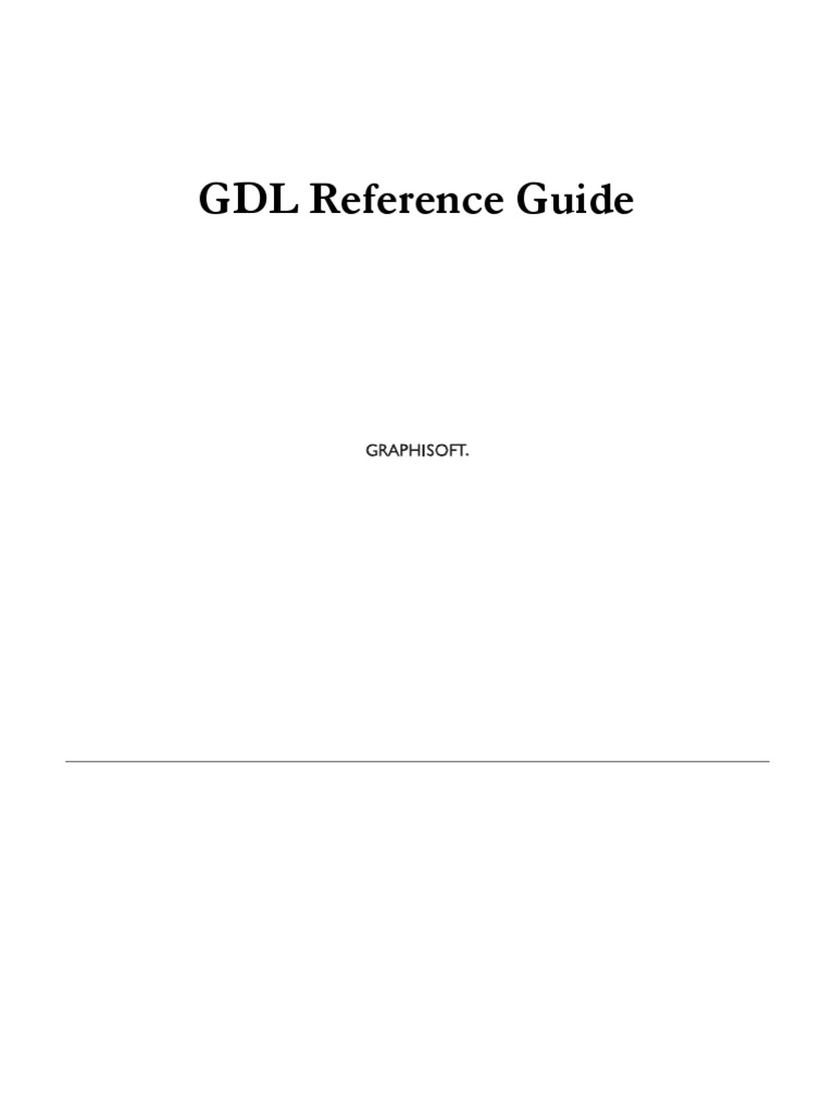 05 GDL Reference Guide PDF | PDF | Tangent | Variable (Computer Science)