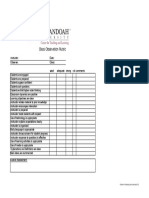 Class Observation Rubric: Center For Teaching and Learning 9/12