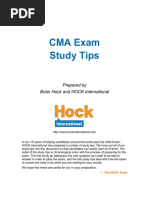 Download CMA Exam Study Tips Hock-2016 by sheriflouis SN317349685 doc pdf