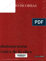 Nueva Enciclopedia Del Encargado de Obras Administracion de La Obra
