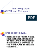 Anova and Chi Square