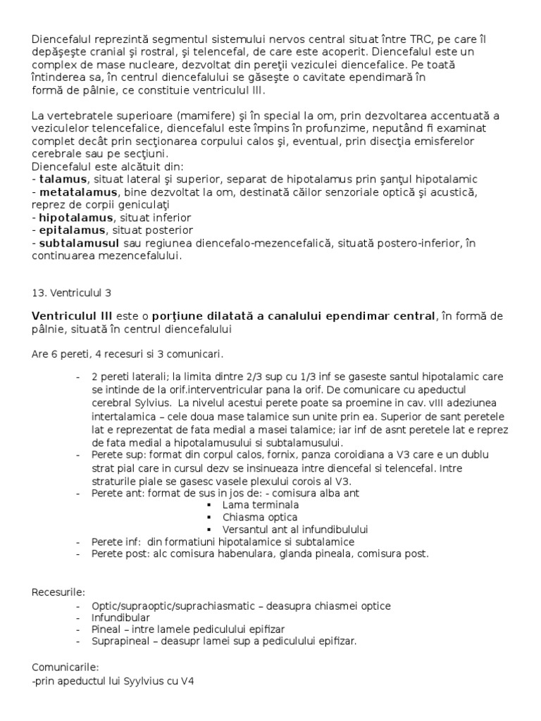 Talamus | PDF