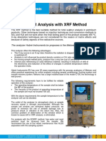 Sulphur Analysis With XRF Method PDF