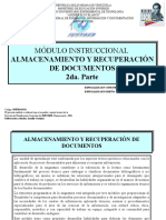 Modulo Almacenamiento y Recuperacion II