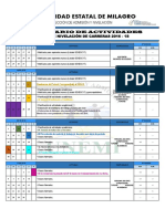 Calendario de Actividades 2016-1s