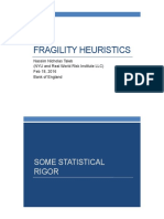 Fragility Heuristics: Some Statistical Rigor