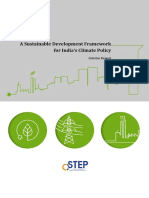 A Sustainable Development Framework For India's Climate Policy