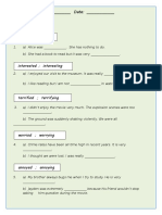 Eslprintables2016 Ing Ed Adjectives (+ing +ed)