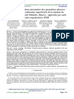 Etude de la variation saisonnière des paramètres physico-chimiques des sédiments superficiels de la retenue du barrage Sidi Chahed (Meknès, Maroc) 