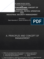 Drills in Principle and Concept of Management