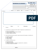 EXAMEN MENSUAL DE LITERATURA 5TO - SECCUNDARIA  .doc.docx