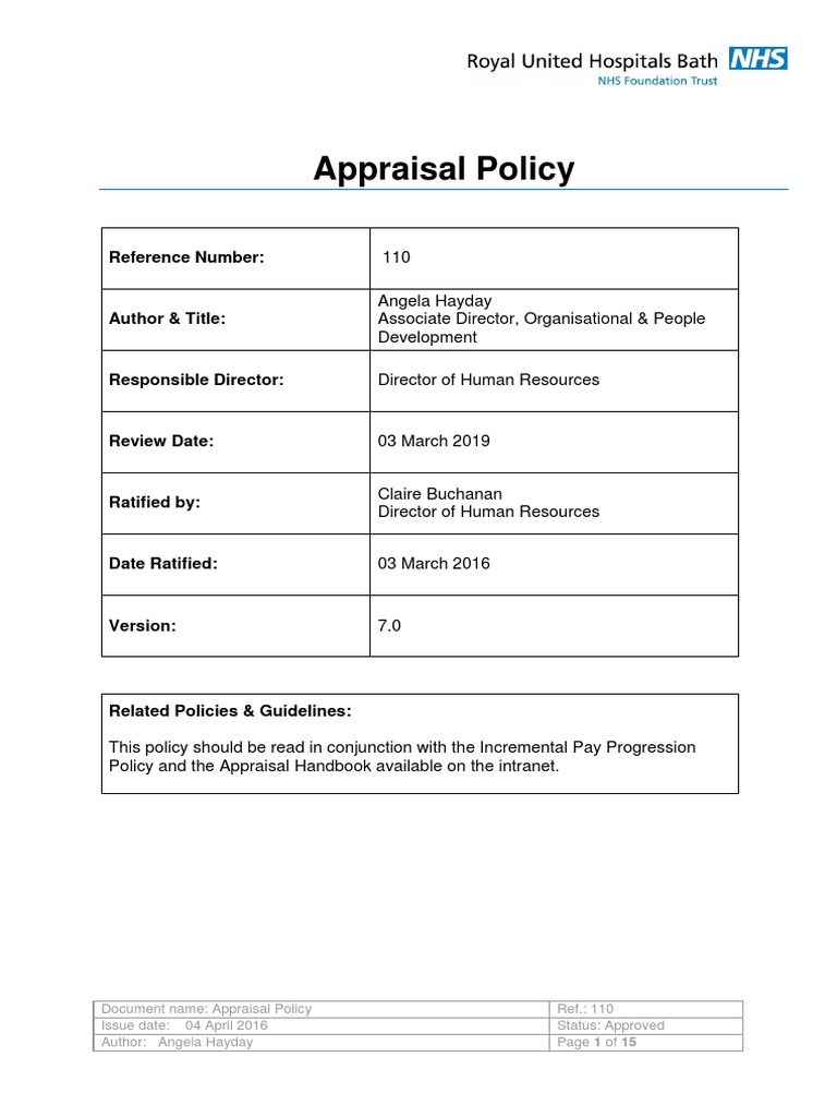 document appraisal