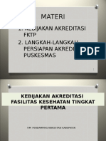 Kebijakan Akreditasi FKTP