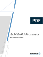 10 SLM Build Processor v2.0 User Manual German