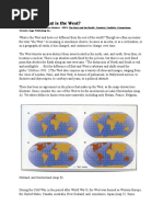 What and Where Is The West - Haberman