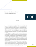 REDE, MARCELO. Estudos de Cultura Material - Uma Vertente Francesa PDF