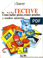 Plesa - Como Hacer - de Detective - Ediciones Plesa