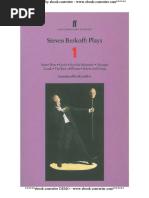 Steven Berkoff Plays 1 PDF | PDF | Nature