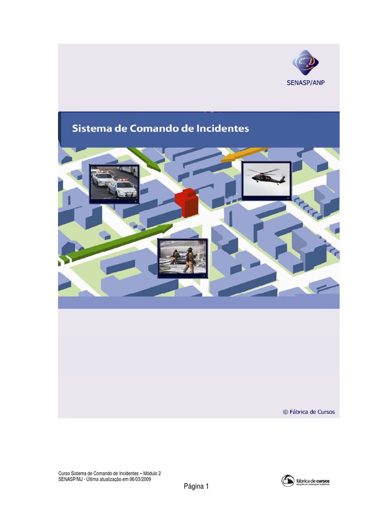 Estrutura do Sistema de Comando de Incidentes | PDF | Oficial (Forças ...