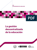 La Gestión Descentralizada de La Educacion PDF