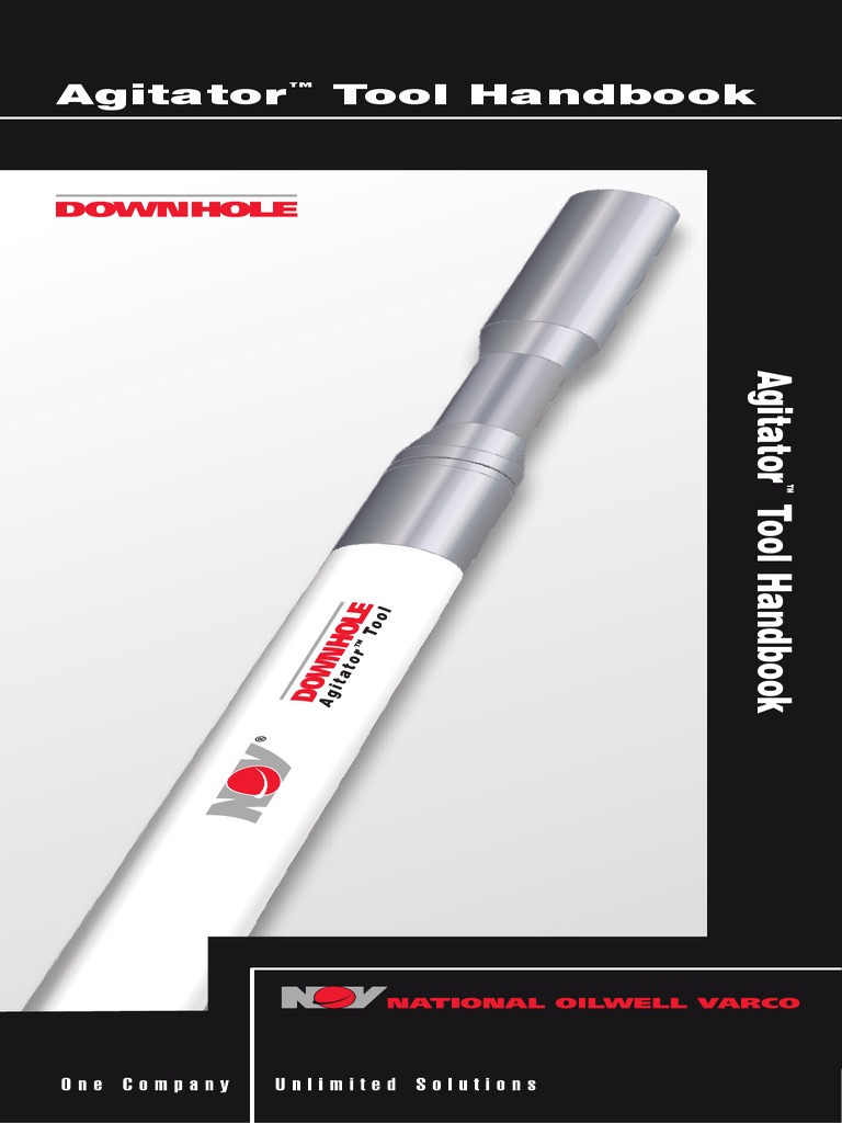 Agitator Tool Handbook Rev02, Q3 2010 PDF Oil Well Pressure
