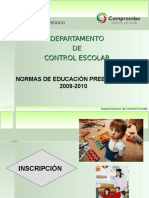 Asesoría Normatividad PREESC 2009-2010