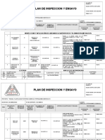 Modelo Plan de Inspeccion y Ensayo (Pie) QA/QC