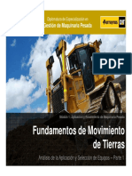 1 M01 01 Fundamentos de Movimientos de Tierra - Parte 1 PDF