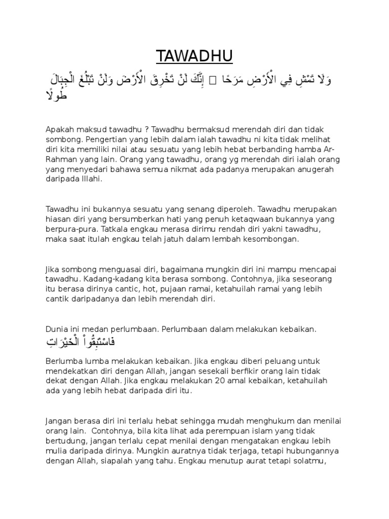 Tawadhu Pdf