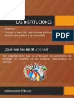 Instituciones Publicas y Privadas