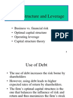 CApital Structure and Leverage