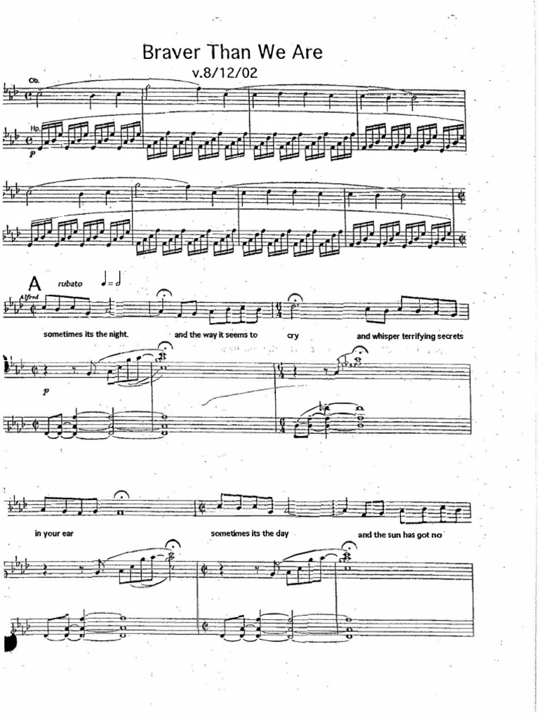 Braver Lyrics Meat Loaf PDF Rock Music Albums