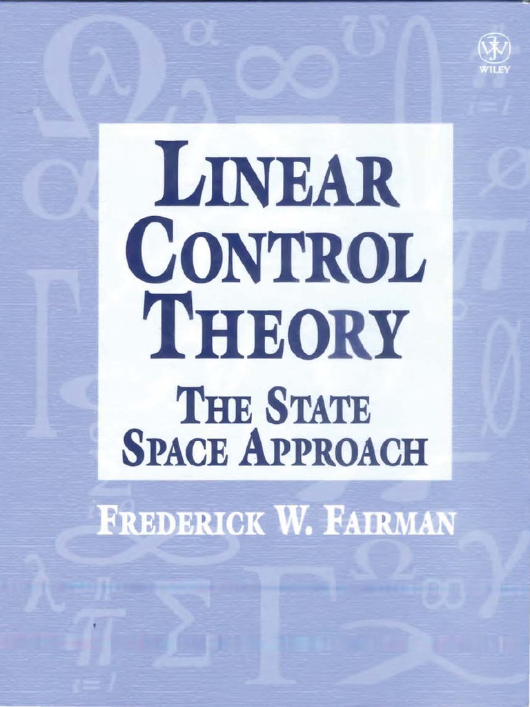 Linear Control Theory The State Space Approach Repost | PDF ...