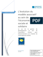 Dynamique Et Enjeux Des Associations de l'ESS