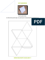 Octahedron 3d Geometric Shapes To Fold PDF