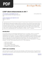 LDAP Client Enhancements in AIX 7