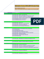 Notas de Corte CF Grado Superior - Presencial 2014-15