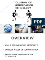 Evolution of Communication Technology
